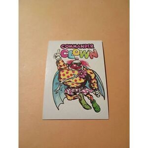 1983 General Mills Zero Heroes Trading Card Sticker Card Vintage #22
